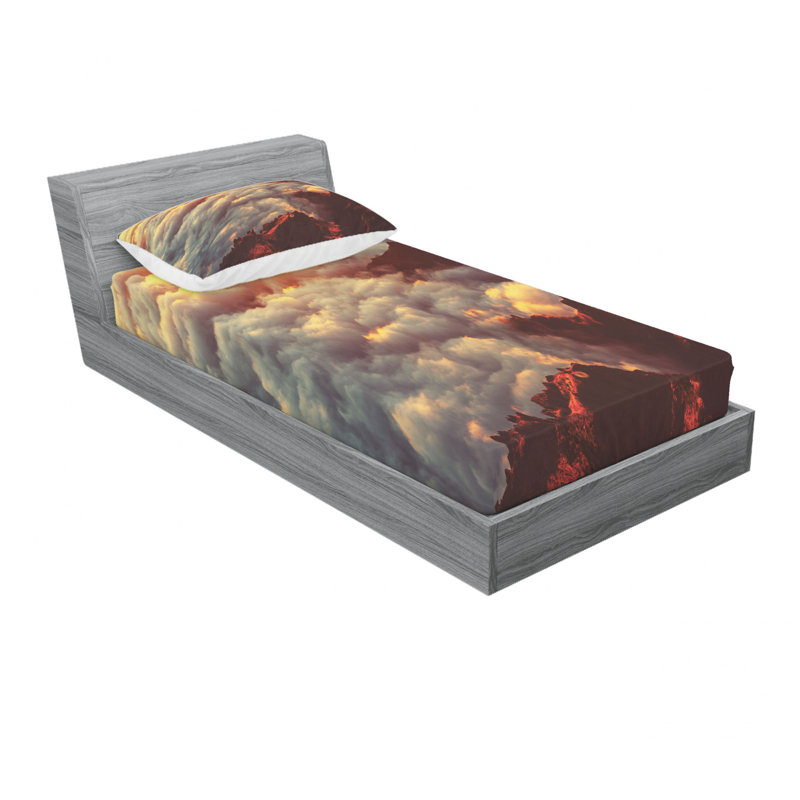 Microfiber Sheet Set, Twin XL Sheet Set with Fitted Sheet