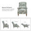 Fauteuil inclinable l 30,5 po Ariany-1665230584