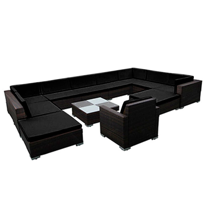 Dayten 12 Piece Deep seating with Cushions