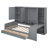 Wooden Daybed with 3 Storage Compartments, Desk, Side Cabinet and Shelves-39487390-39487391