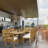 Dacia 8 - Person Teak Solid Wood Patio Dining Set Extendable Oval Table with Sunbrella® Cushions Included