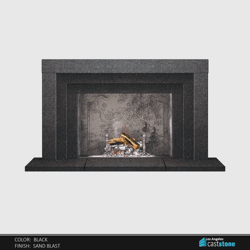 Contempo (Black)Fireplace Surround