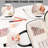 Travel Makeup Bag For Women, Large Waterproof Cosmetic Pouch, Wide Opening, Portable Toiletry Organizer, Free Standing