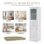 Armoire de rangement de 63 po de hauteur pour salle de bain-1853973865