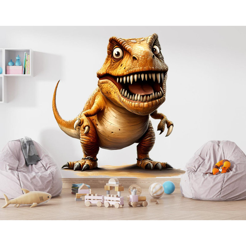 Baby T-Rex Wall Decal, T-Rex Wall Art, T-Rex Sticker Room Wall Decor, 30"x36"