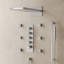 Ensemble de robinet de douche mural à deux fonctions Relaxajet avec pomme de douche thermostatique, valve brute incluse-90557602-132440545