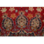 Tapis persan Ispahan à motif végétal noué à la main 11 x 15