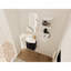 Meuble-lavabo à fermeture en douceur avec lavabo et support de rangement, 16 po pour petite salle de bain-129193806