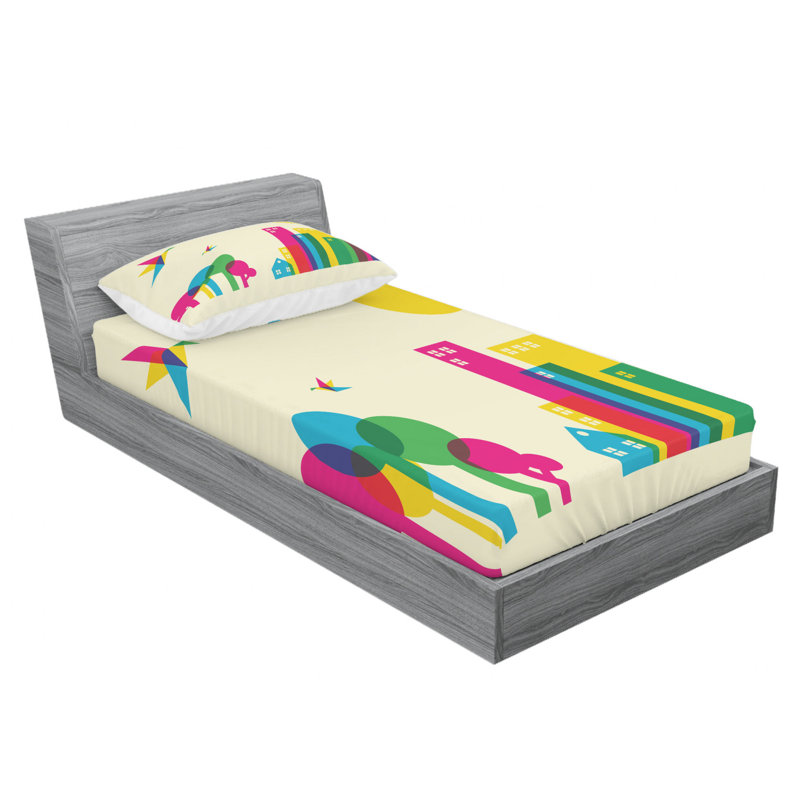 Microfiber Sheet Set, Twin XL Sheet Set with Fitted Sheet