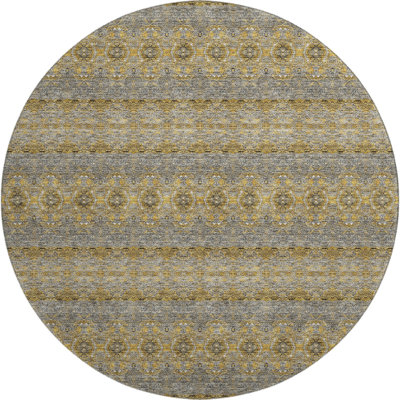 Premium Machine Washable Cerrito Gold Rug