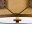 Plafonnier semi-encastré tambour 3 lumières unique Eckert