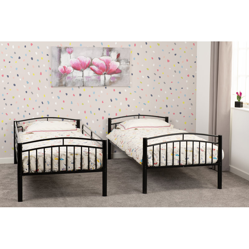 Domenica Single Bunk Bed, Black