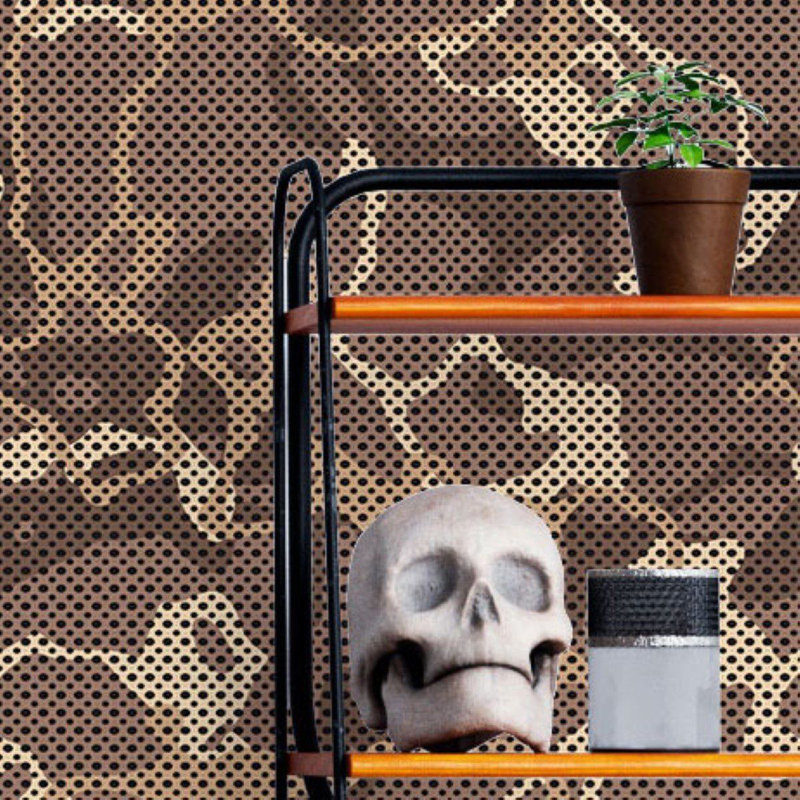 Papier peint adhésif camouflage militaire N016076