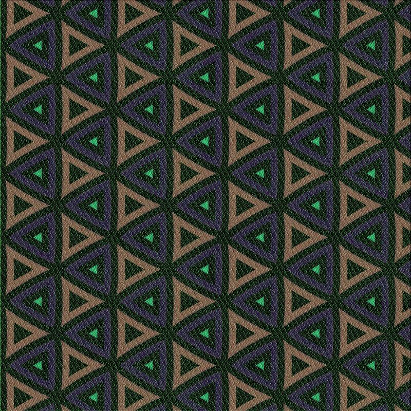 Geometric Indoor Rug, Square 4'