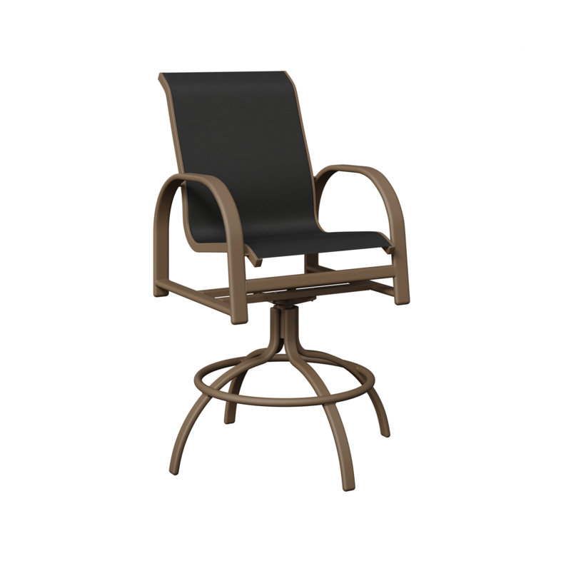 Chaise berçante pivotante Berlin Gardens Murphy Slings, Argile, Noir