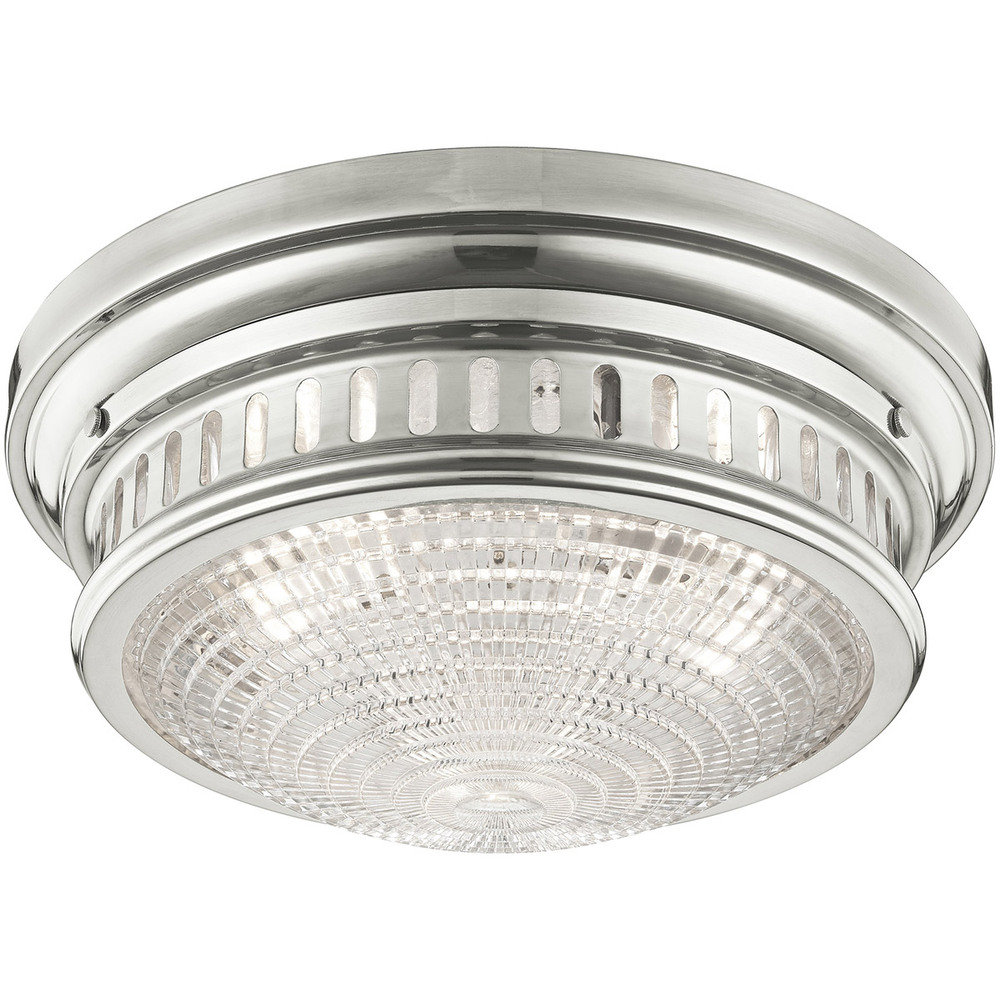 Wildon Home® Brantford Glass Flush Mount | Wayfair