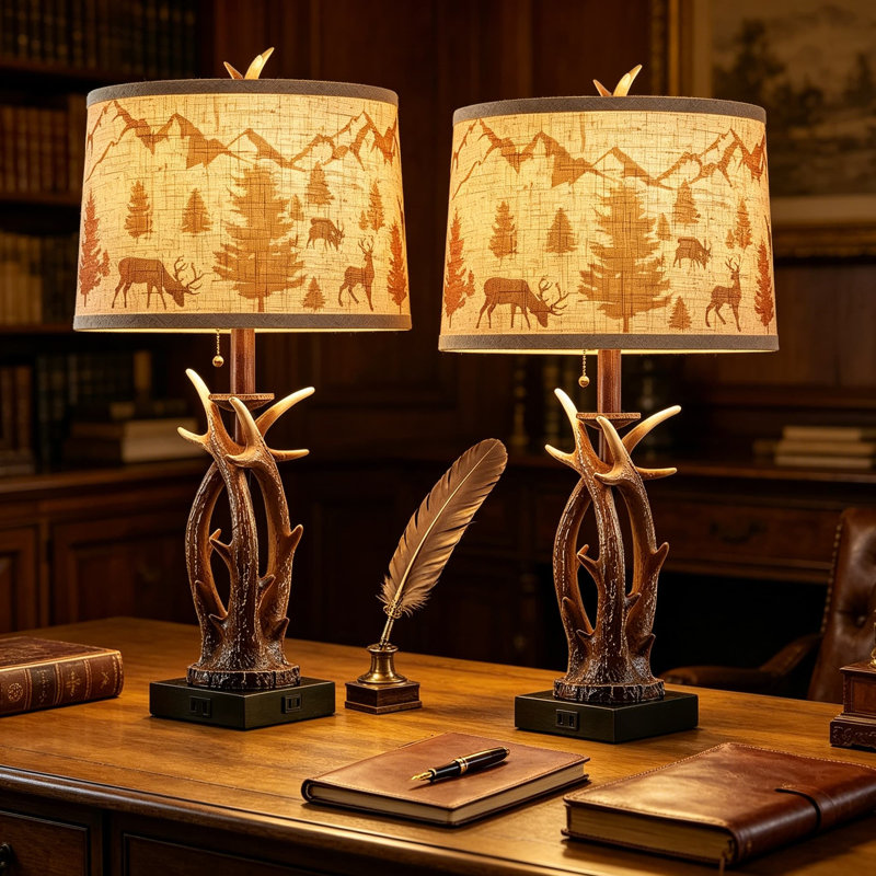 Ensemble de 2 lampes de table Farmer