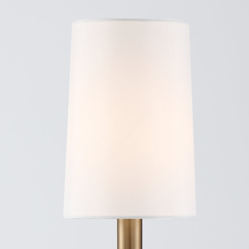 Moriz 1 - Light Dimmable Armed Sconce, Vibrant Brass