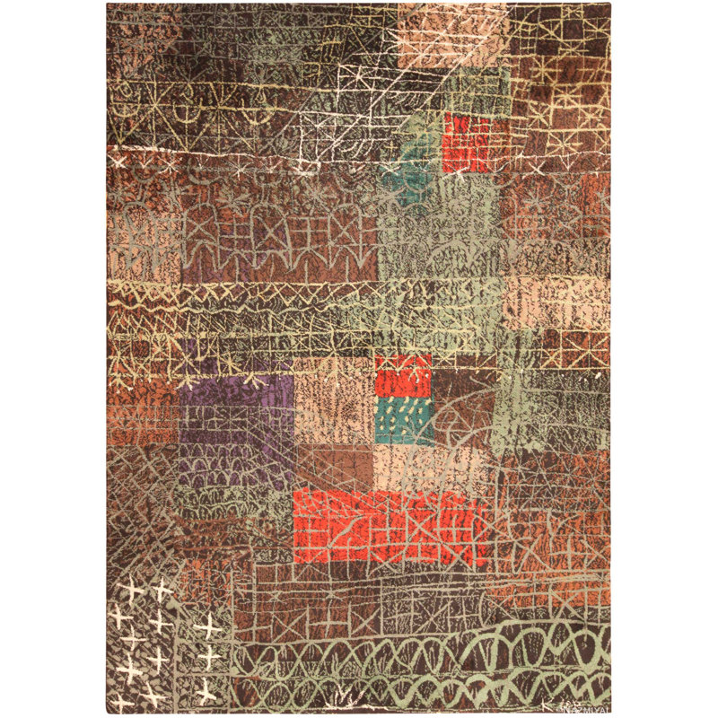 Tapis rétro Paul Klee Ege Art Line nommé Structural 1