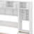 Murphy Bed With Desk, Top Cabinet And Storage Shelves, Space Saving Foldable Bed