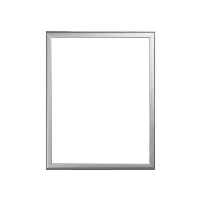 Large White Dry Erase Board with Matte Silver Aluminum Frame