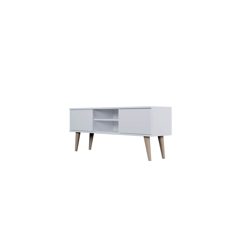 Kaylani TV Stand, White, 120cm W