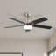 Ventilateur de plafond moderne à 5 pales avec lumière DEL et télécommande Derick-381123692-369074906