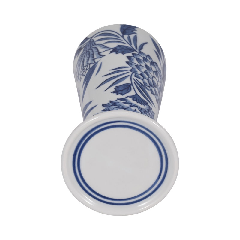 Stoneware and Porcelain Traditional Pillar and Taper Candle Holder, 8" H x 4" W x 4" D