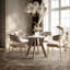 Extendable Round Metal Base Dining Table-1563213554-1563213557