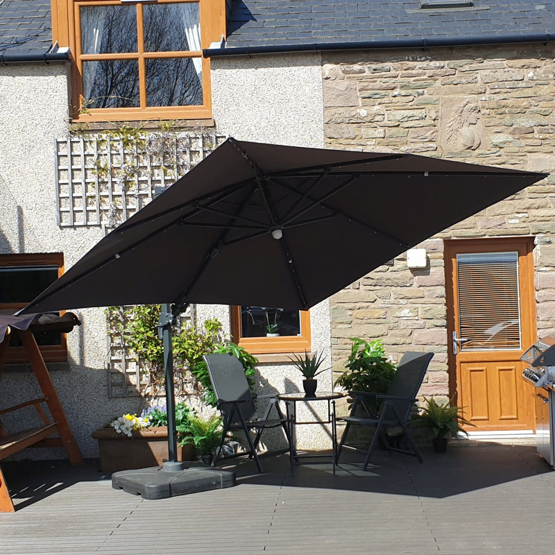 Jenifer 300cm Lighted Cantilever Parasol