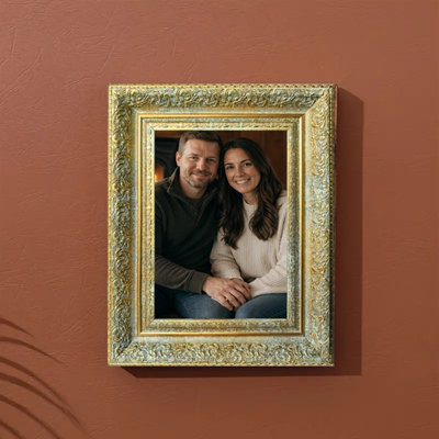 5" x 7" Antique Gold 3 PCS Home Decor Picture Frame for Gallery Wall Decor