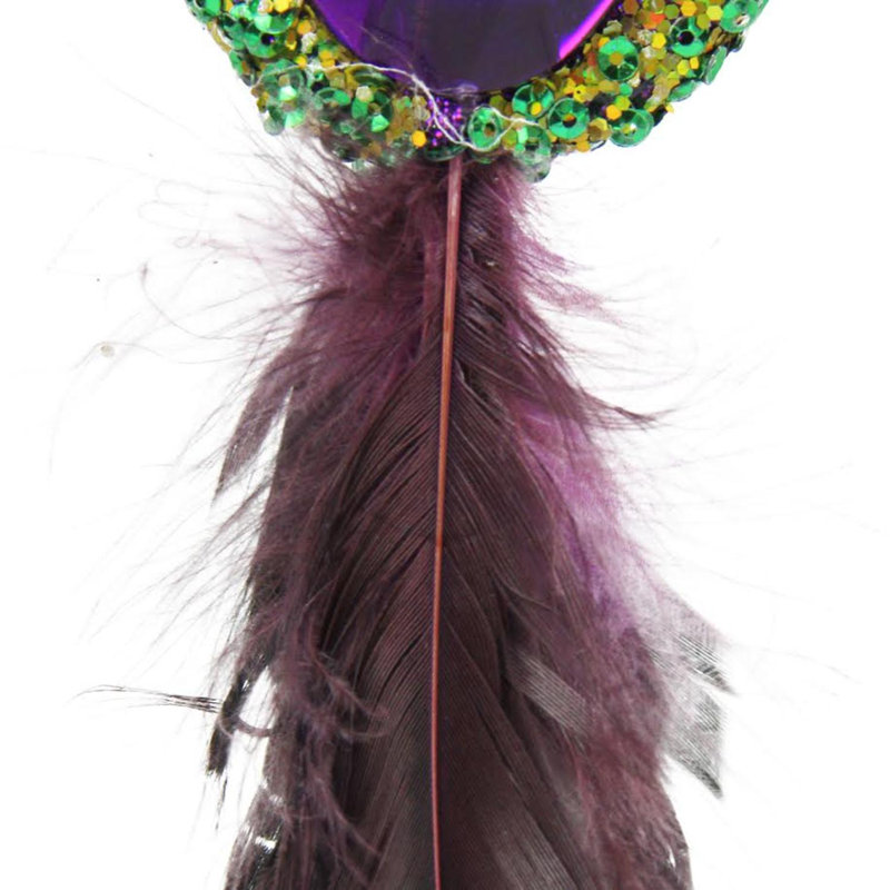 Ornement de Noël bijou suspendu, Mauve