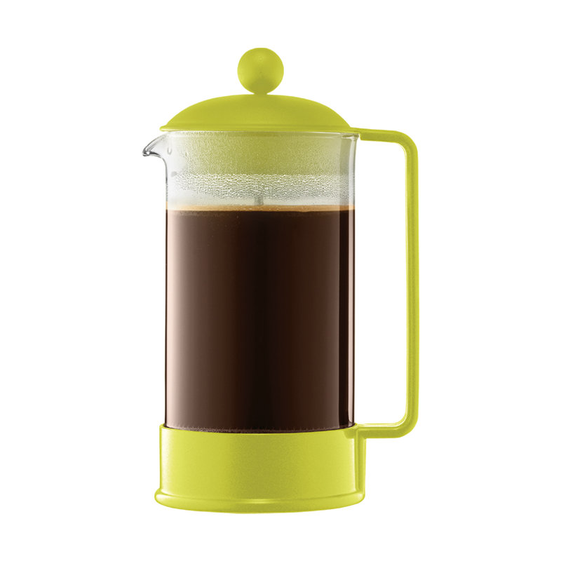 Bodum Brazil French Press Coffee Maker, Red, Capacity 34 oz