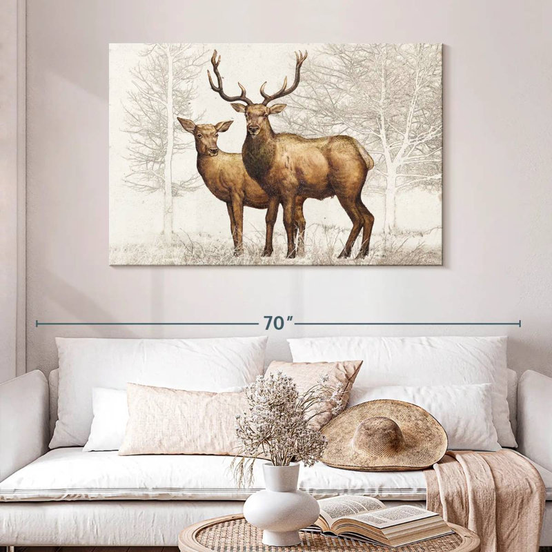 White Christmas Lodge II, 32" H x 48" W