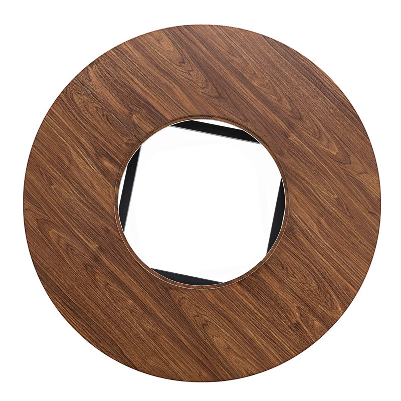 Table de salle à manger moderne moderne minimaliste avec incrustation de verre et support en métal