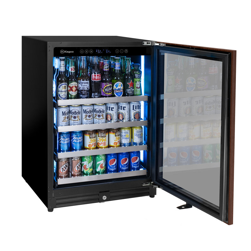 24" Wide Reserva Series Panel Ready Right Hinge Beverage Center, Right