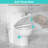 1.1/1.6 Gallons Dual-Flush Elongated One-Piece Toilet (Seat Included)