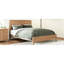 Lit plateforme moderne en bois massif avec support robuste en lattes de bois robustes, sans sommier tapissier (ancien SKU: N701P301030N)
