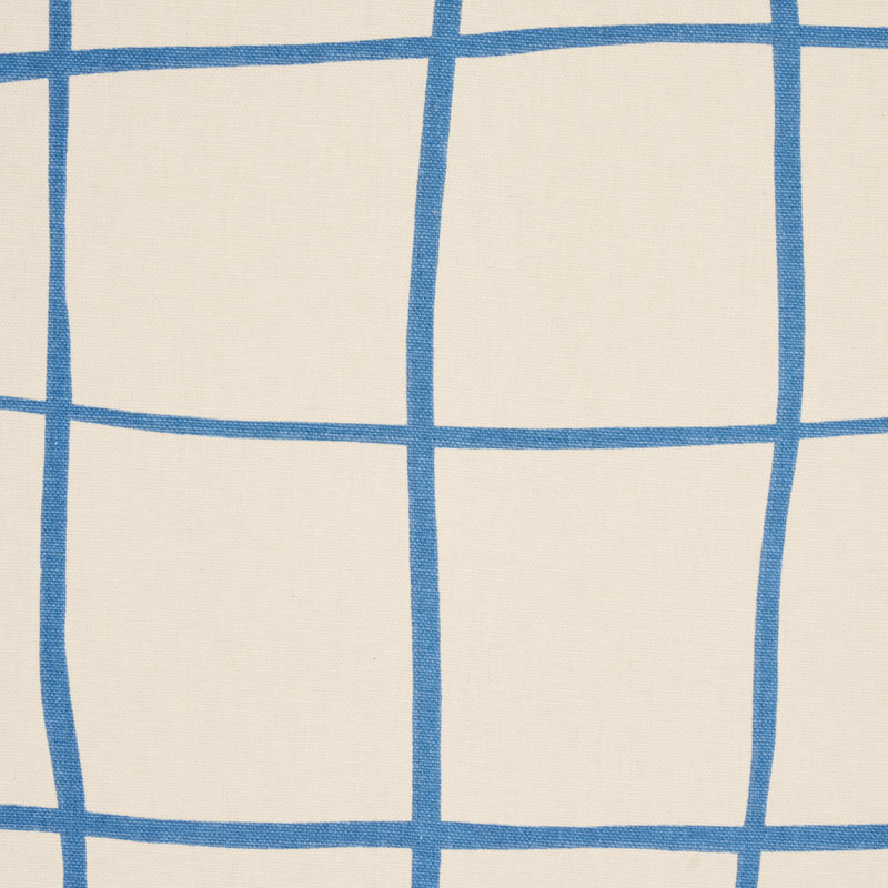 Tissu pour fenêtre Schumacher x Miles Redd Painterly, Bleu