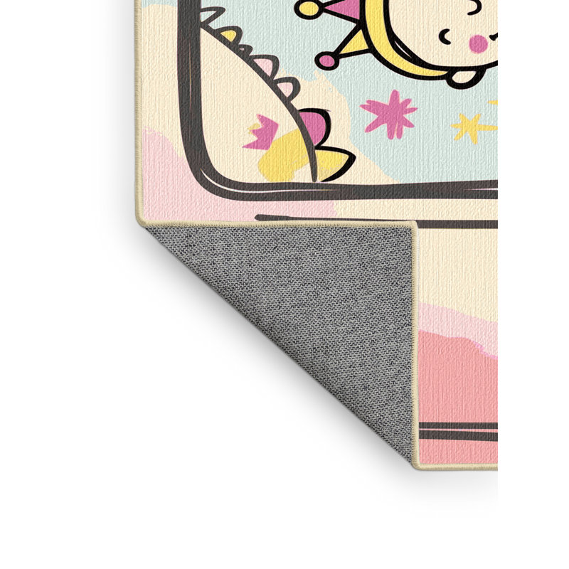 Tapis fantaisie lavable Gemma, Rectangle 4pi x 6 pi