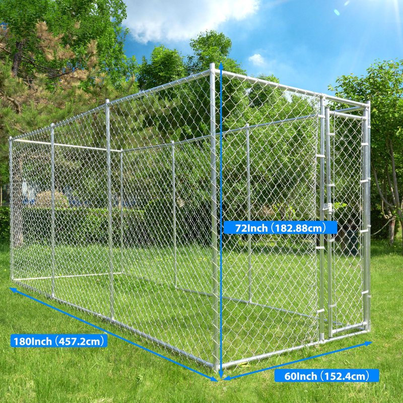 72'' H Metal Yard Kennel