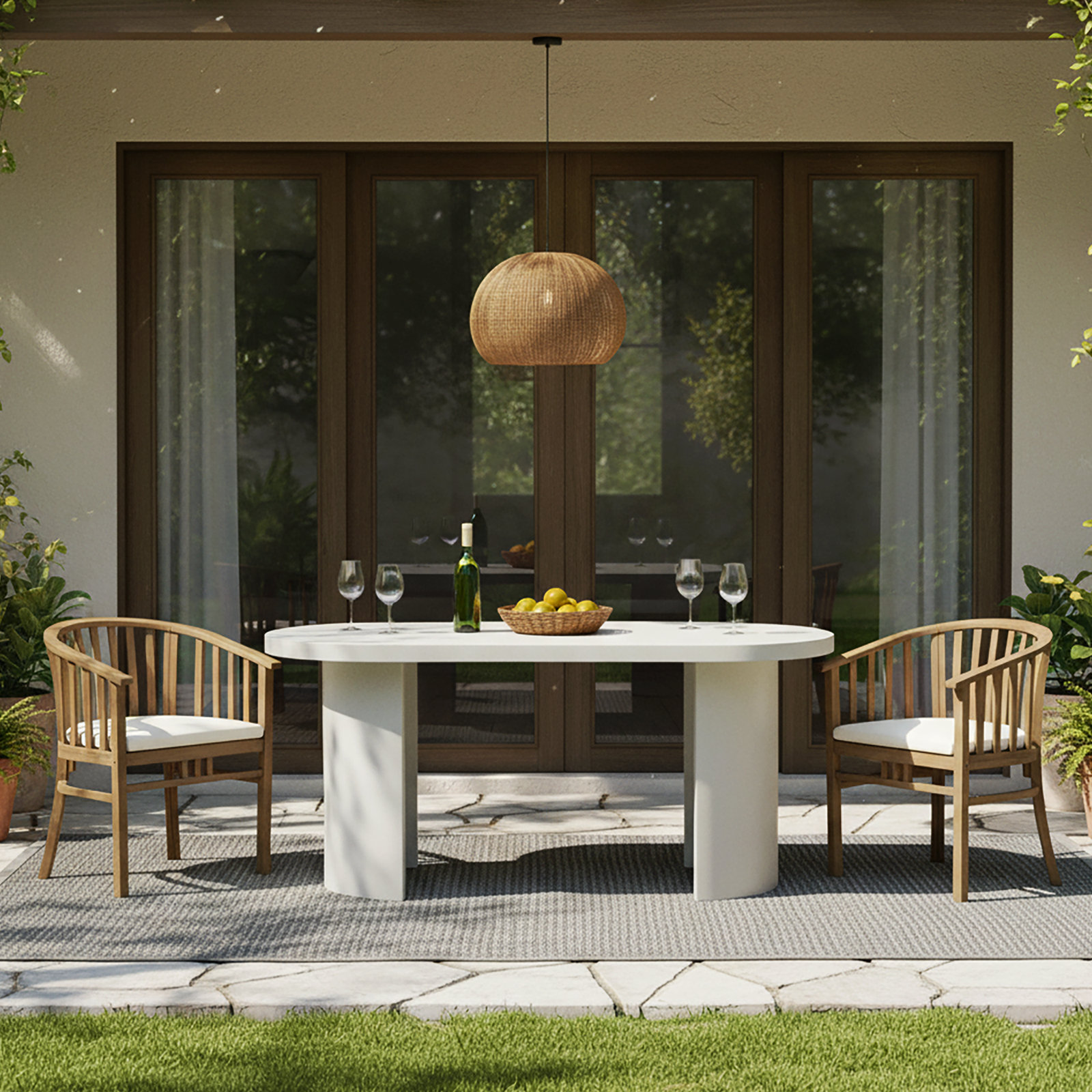 68" Patio Dining Table