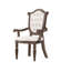 Chaise de salle à manger rustique 2pc