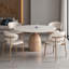 Ensemble de table ronde, de table basse et de chaise