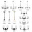 Lustre 6 lumières de 26,75 po de large Ellicot-109594229