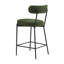 Tabouret de comptoir de 26 po avec structure en métal Carreras Carwile-1791426509