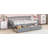 Twin-Size Pine Wood Daybed With Two Storage Drawers, Sofa Bed With Bed Platform Of 10 Support Slats-1439516525