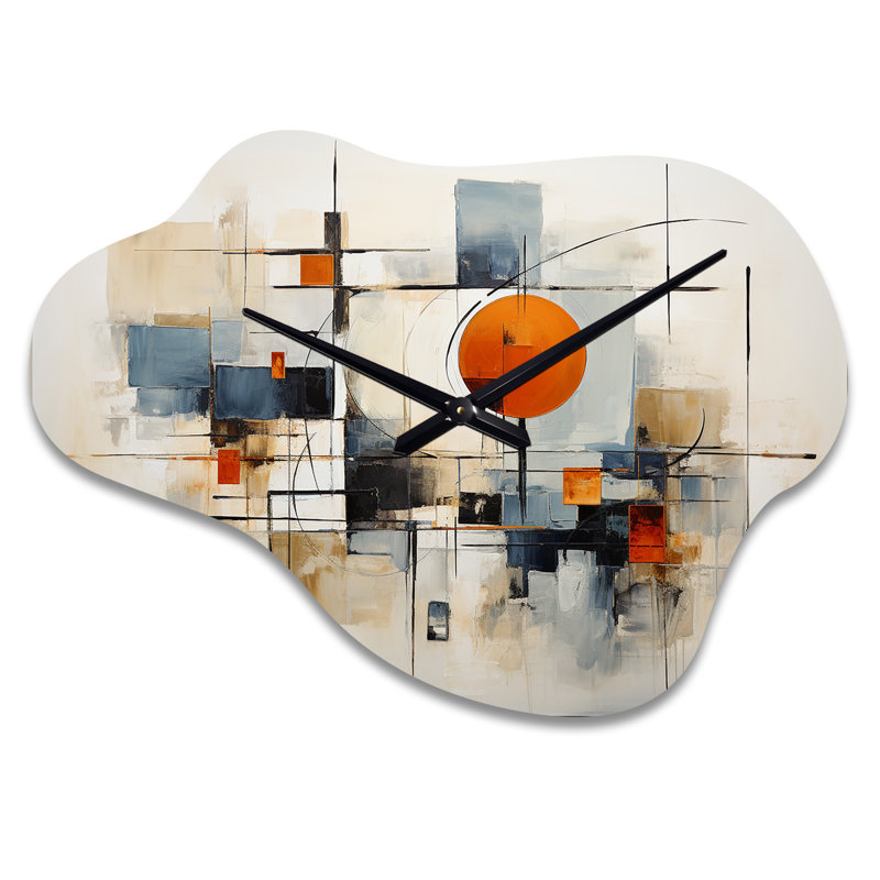 «Colorful Mid Century Abstract Elegance I - Mid Century Century Modern, Petit