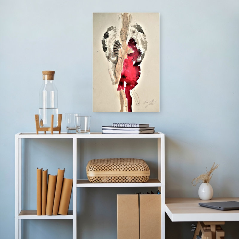 Print, 45.72cm H x 30.48cm W