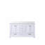 Meuble-lavabo double 60 po X P 22 po D, avec plateau en marbre de culture-371780499